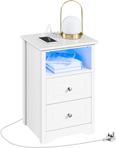 Comodino con cassetti e - comodino, 2