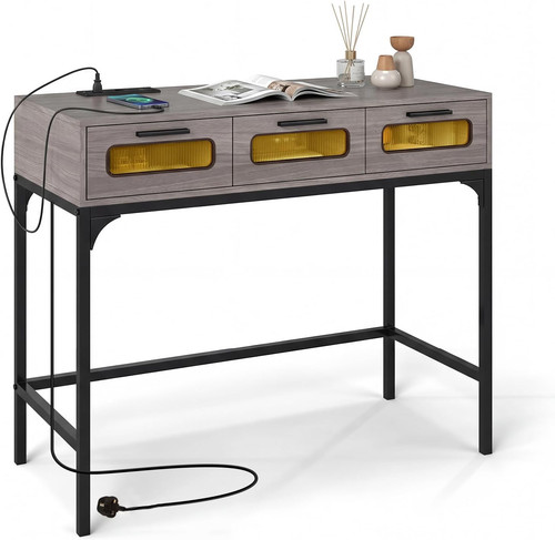 Tavolo consolle 90cm con luci - consolle,