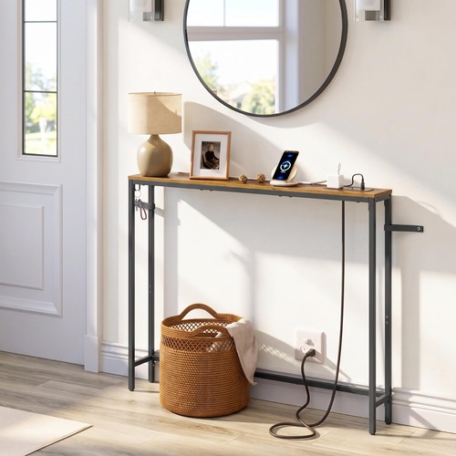 Vasagle console stretta - vasagle, 39,4"