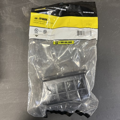 Hubbell fp4bbk cassetta - 4x,